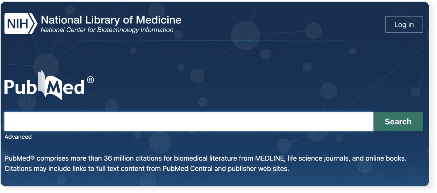 PubMed home page